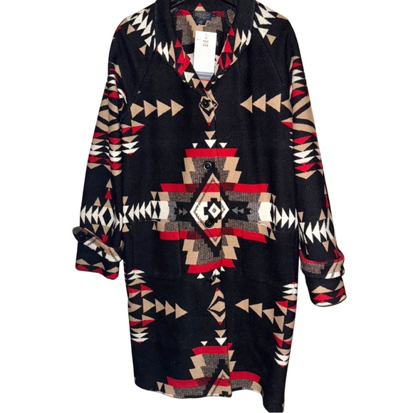 NEW! Pendleton Rock Point Archive Blanket Coat Jacket Western Boho Tribal - Picture 12 of 16
